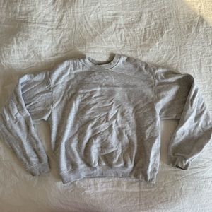 skims cotton fleece crewneck